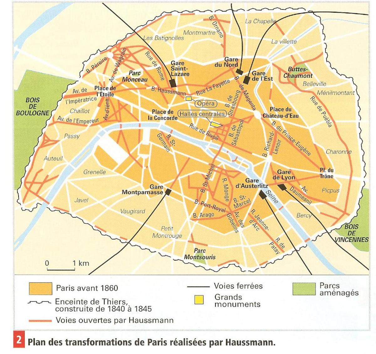 지도 Haussmann Paris