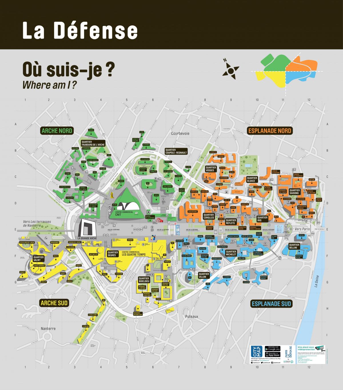 지도 La Défense