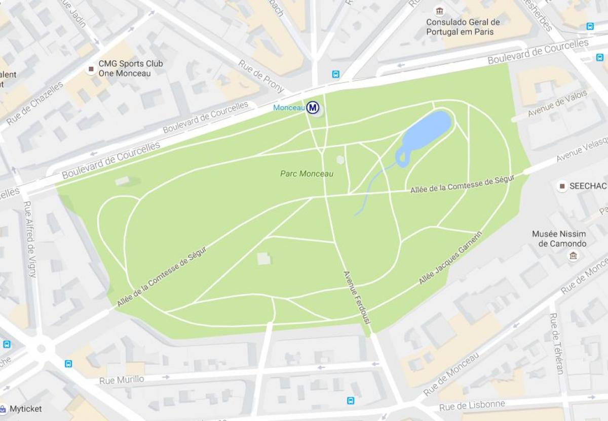 지도 Parc Monceau