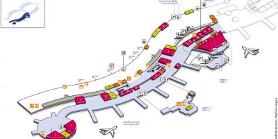 지도의 공항 터미널 2A