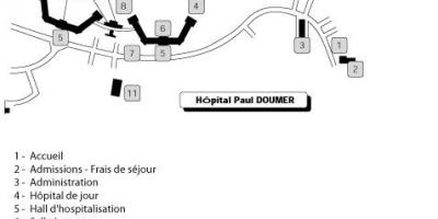 지도 Paul Doumer 병원
