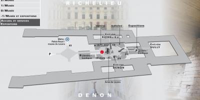 지도 루브르 박물관의 수준 -2