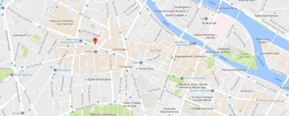 지도 Boulevard Saint-Germain