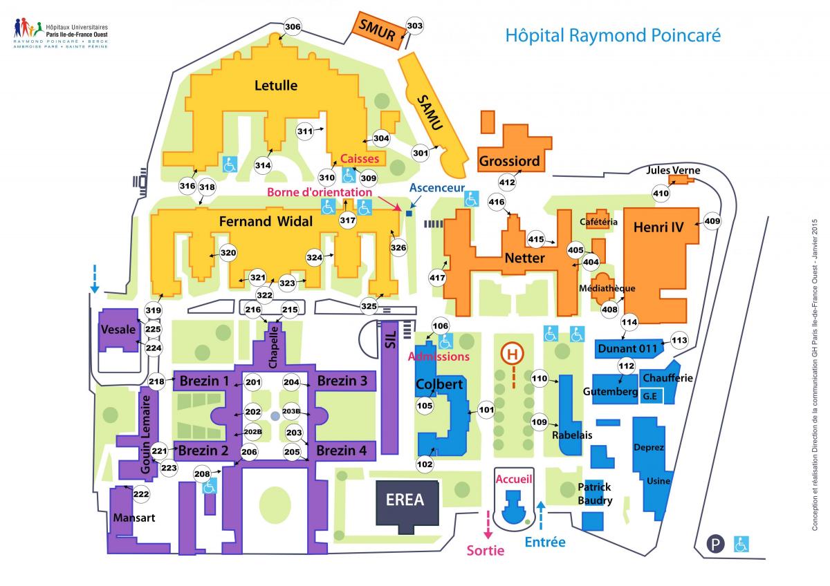 지도의 레이몬드-Poincaré 병원