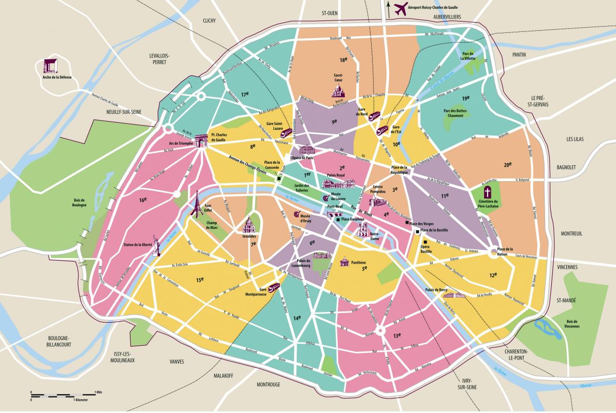 지도는 파리의 교내
