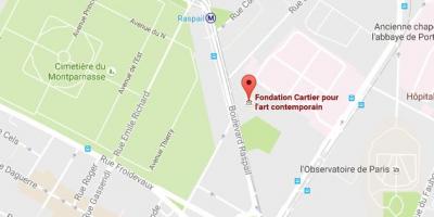 지도 Fondation Cartier